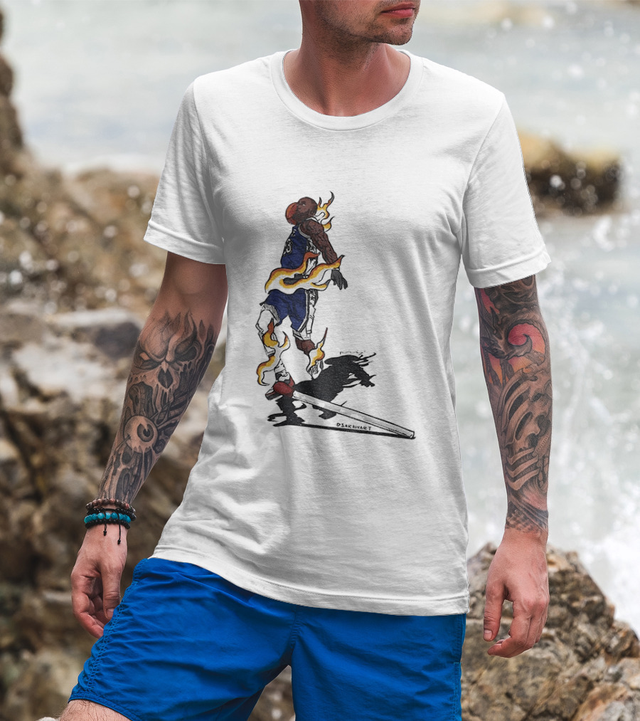 LeBron James Philadelphia 76ers The Match And The Fire NBA 2026 T-Shirt