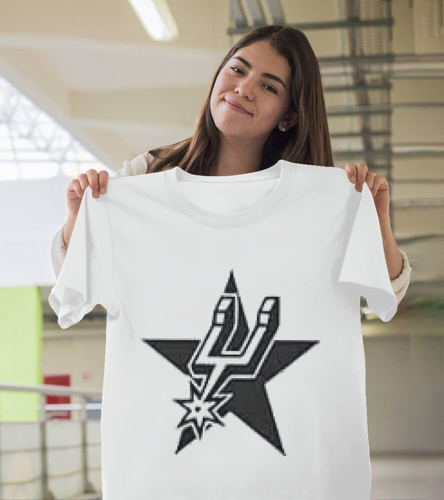San Antonio Spurs Star NBA Team T-Shirt
