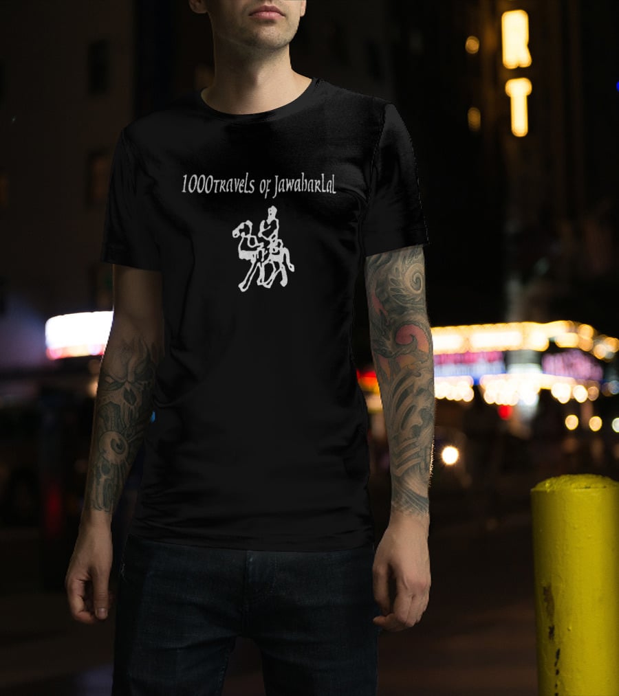 1000 Travels Of Jawaharlal Music Riding Artistry T-Shirt