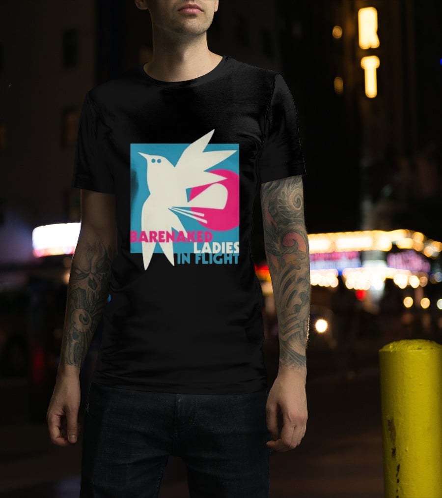Barenaked Ladies In Flight Bird Tour 2024 Art Vintage Concert T-Shirt
