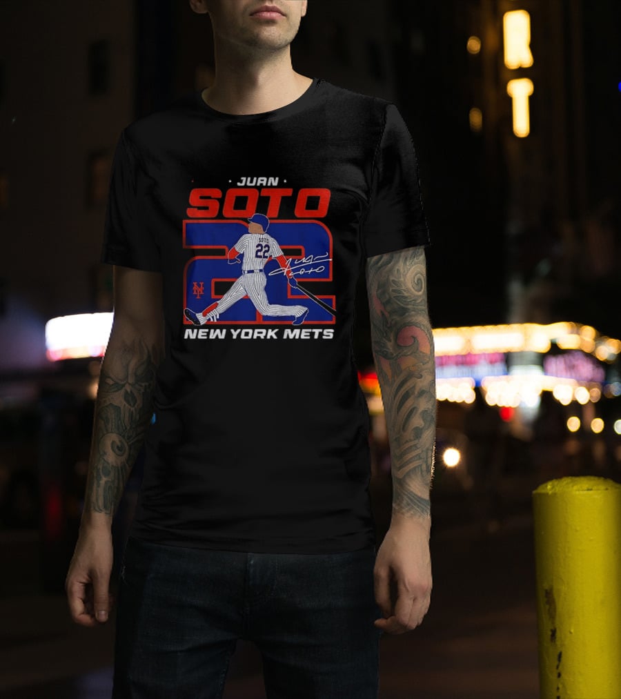 Juan Soto New York Mets 22 Baseball Player T-Shirt