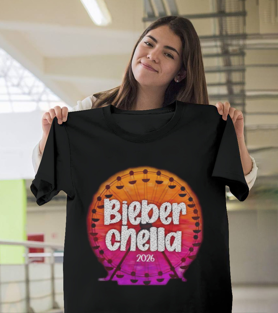 Bieberchella Coachella Ferris Wheel Summer Concert 2026 T-Shirt