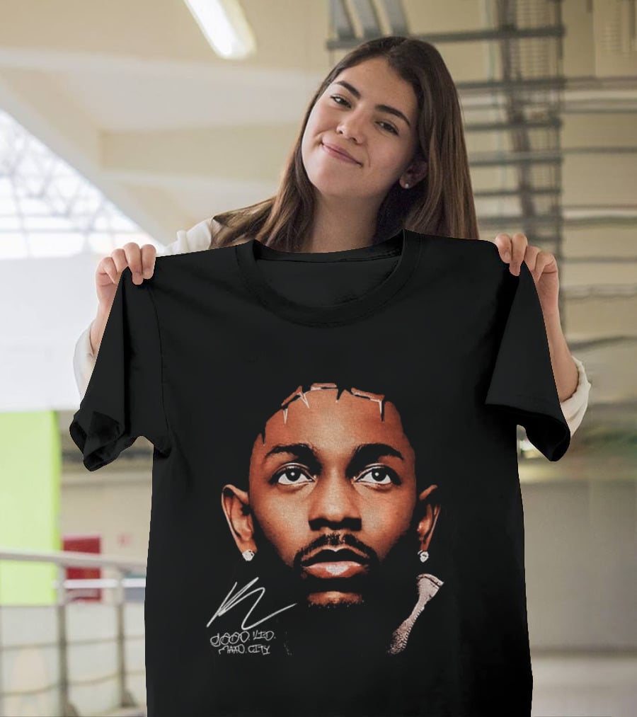 Kendrick Lamar Big Head Thorn Crown Good Kid M.A.A.D City T-Shirt