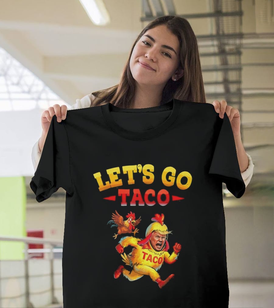 LET'S GO TACO Chicken Costume Running Man T-Shirt