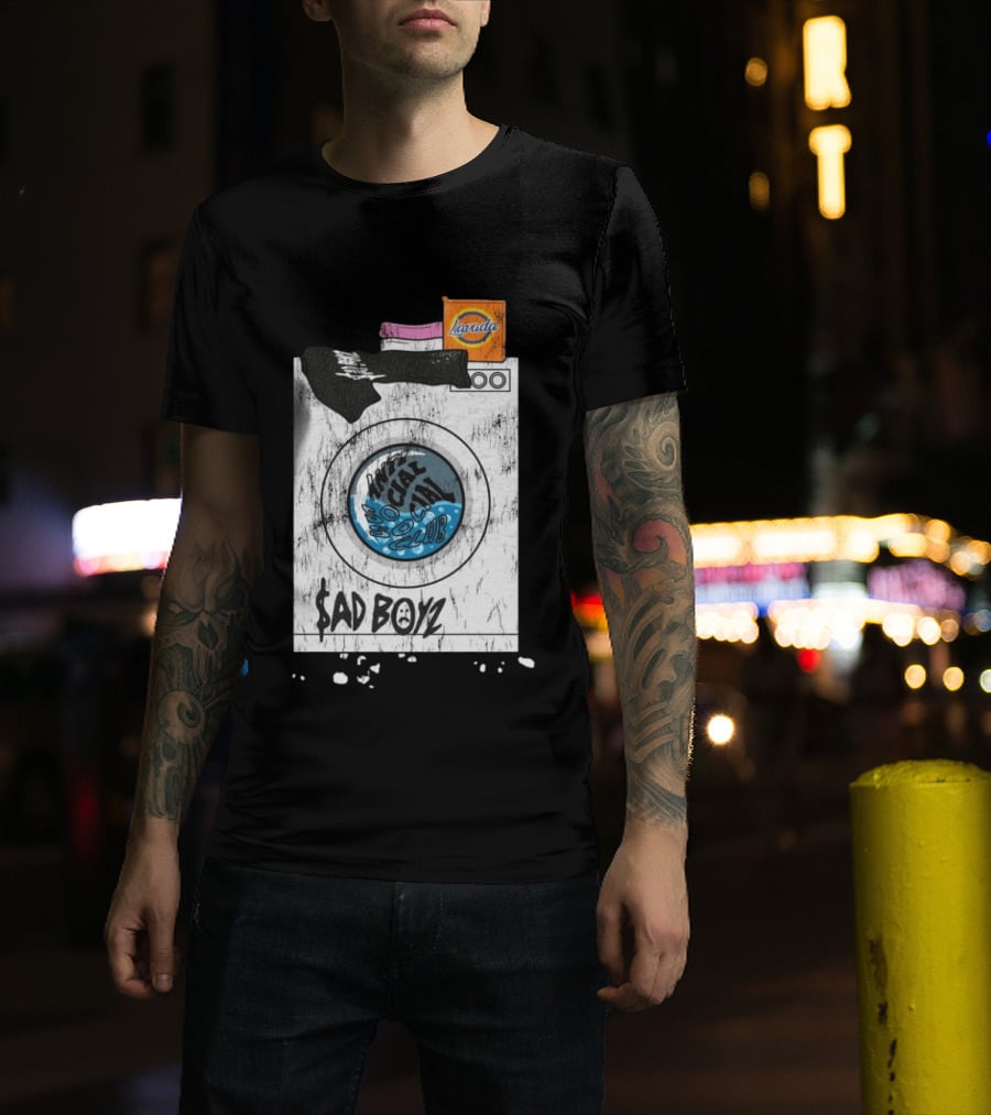 $AD BOYZ X ASSC Hang Me Out To Dry Laundry Machine Larada T-Shirt