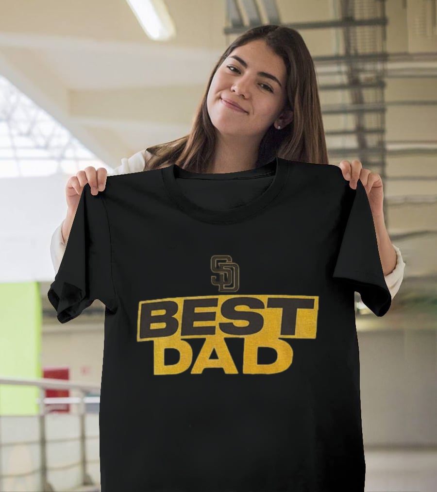 San Diego Padres Best Dad Father's Day MLB SD T-Shirt