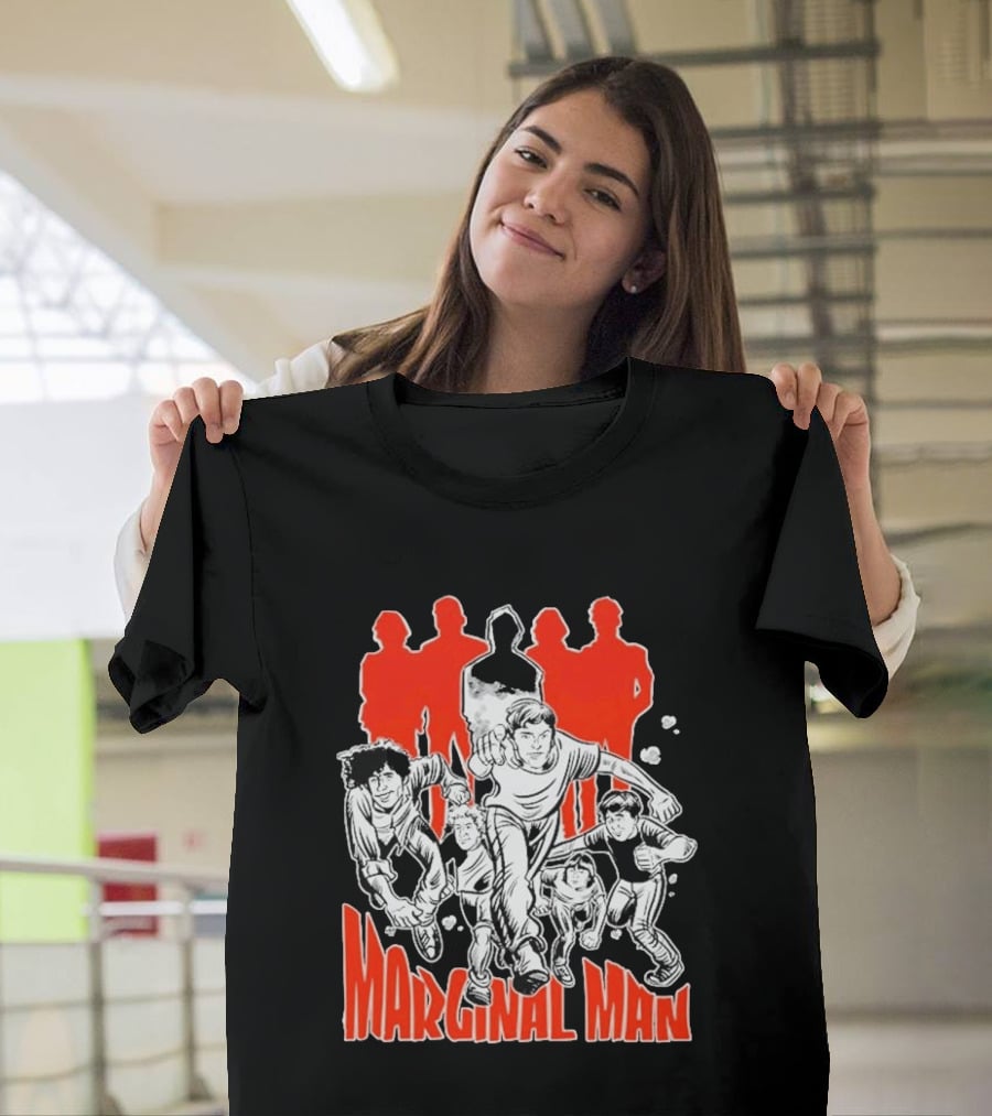 Marginal Man Identity Comic Style Group Of Characters T-Shirt