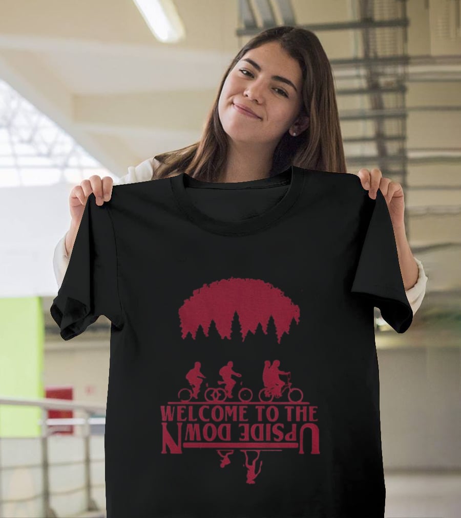 Stranger Things Welcome To The Upside Down Bike Adventure T-Shirt