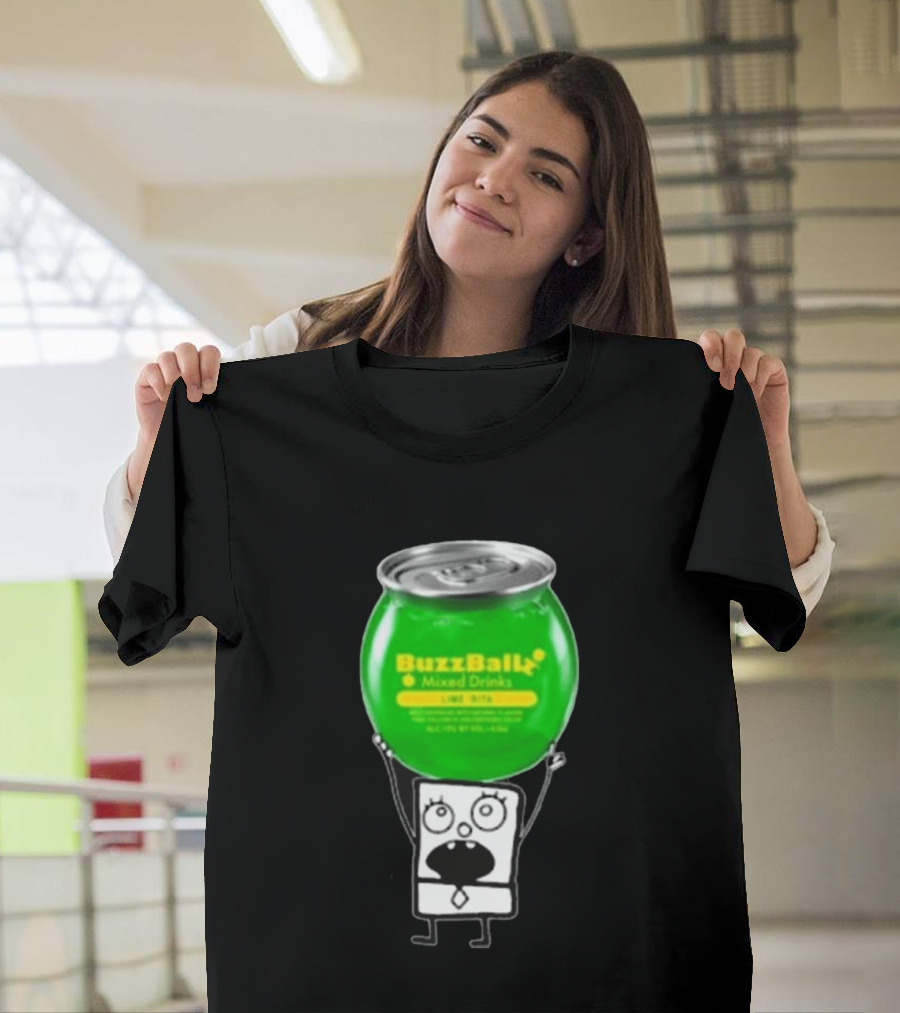 Doodlebob Lime Rita Buzzball Mixed Drinks T-Shirt