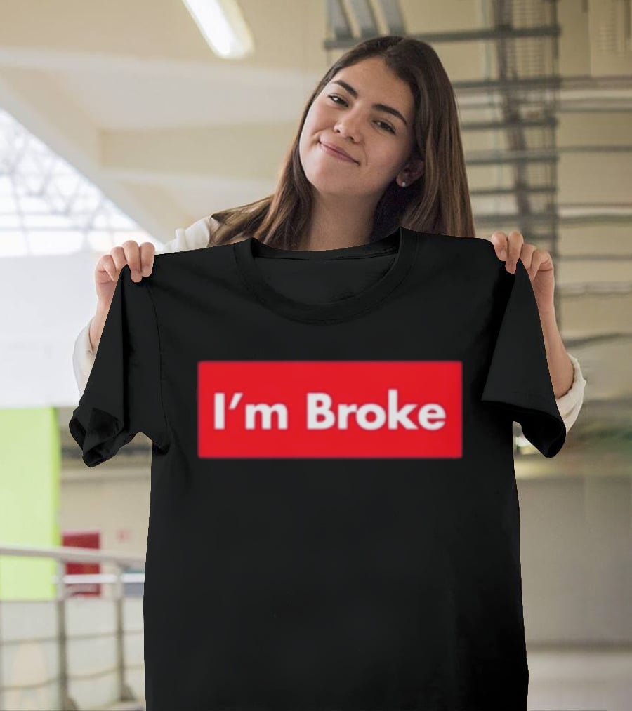 Terroriser I'm Broke Red Box T-Shirt