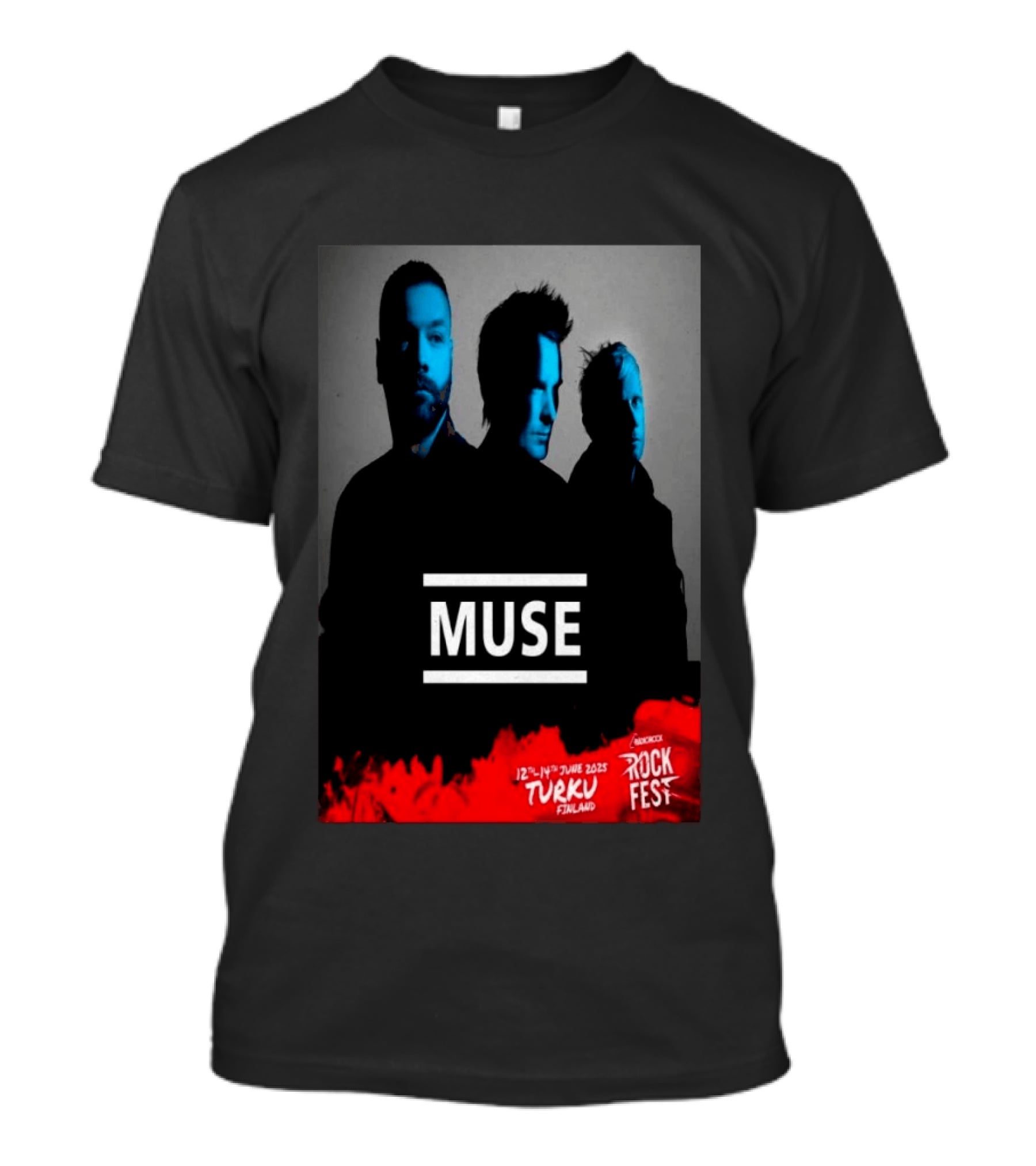 Muse Rockfest Turku 12th 14th June 2025 Finland T-Shirt