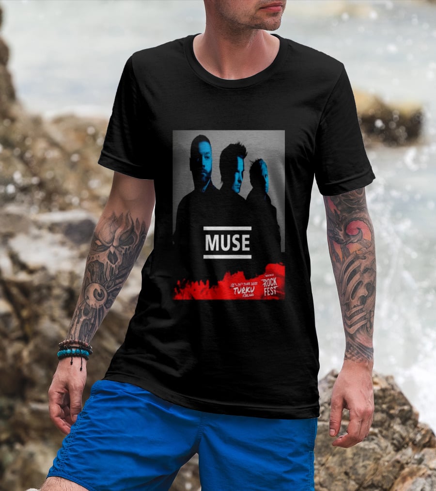 Muse Rockfest Turku 12th 14th June 2025 Finland T-Shirt