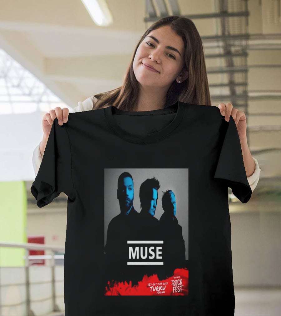 Muse Rockfest Turku 12th 14th June 2025 Finland T-Shirt