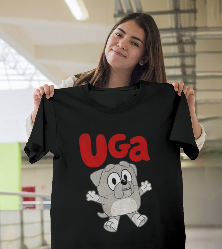 UGA Bulldogs Mascot Cartoon Graphic Game Day T-Shirt