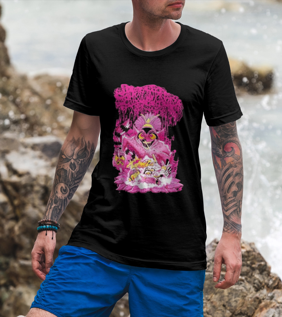 New Sanguisugabogg Pink Monster King Julian Purple T-Shirt