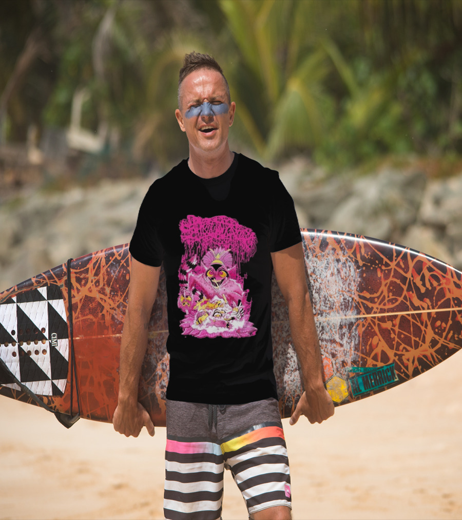 New Sanguisugabogg Pink Monster King Julian Purple T-Shirt