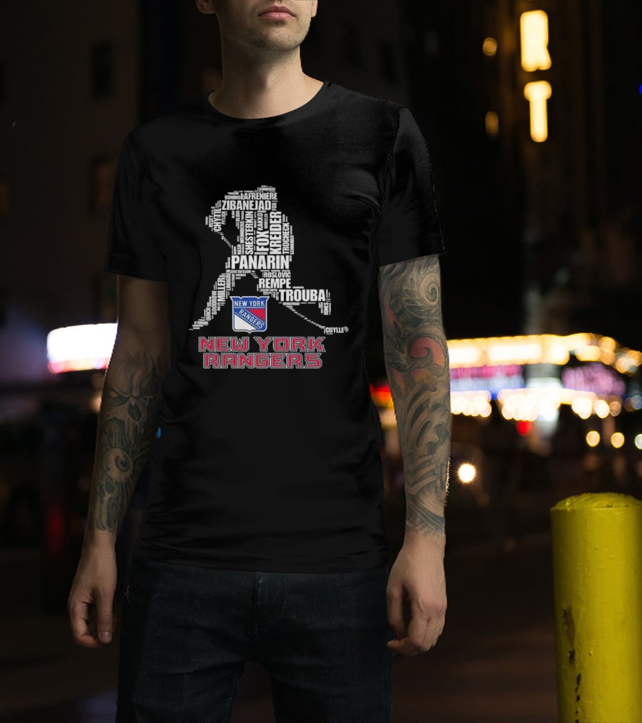 New York Rangers Hockey 2024 Panarin Trouba T-Shirt