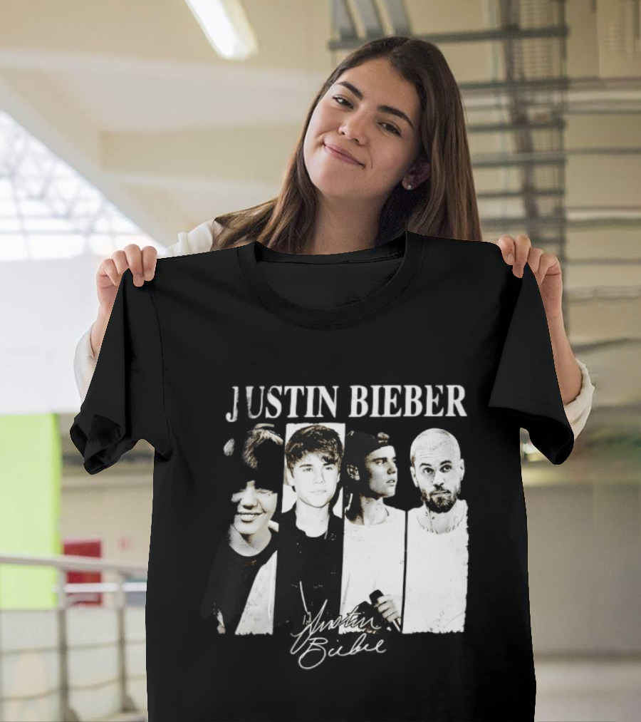 Justin Bieber Swag Evolution Signature Only Here T-Shirt