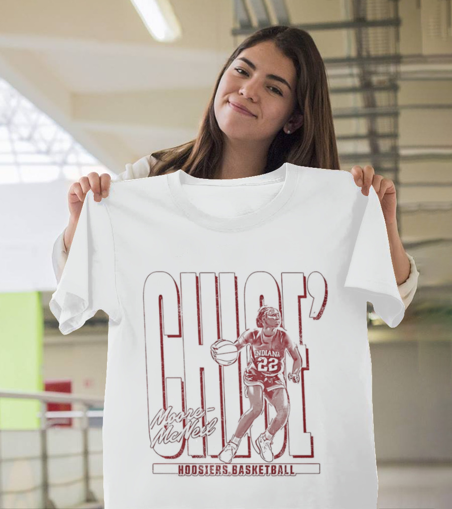 Chloe Moore McNeil Indiana Hoosiers Basketball Player T-Shirt