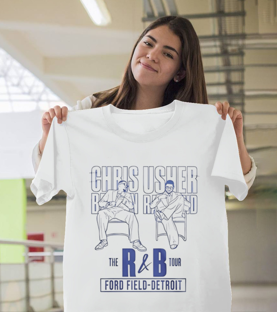 Chris Usher The R&B Tour Ford Field Detroit T-Shirt