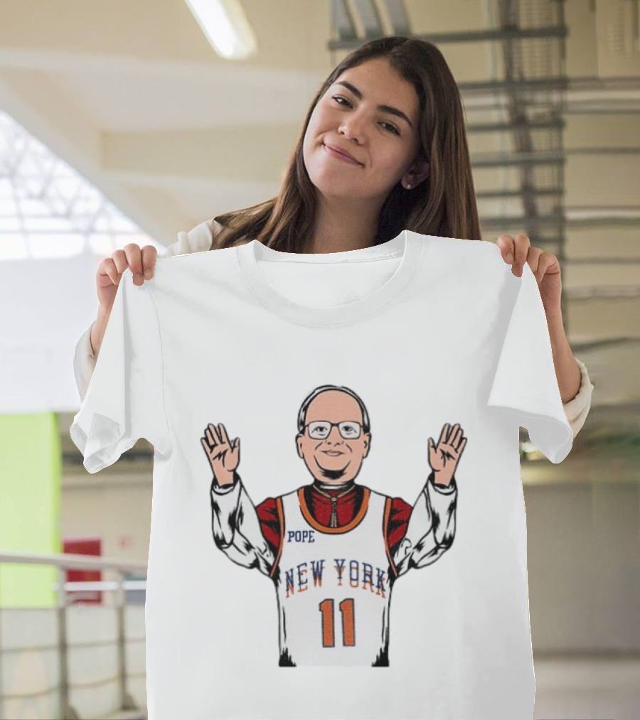 Pope New York Knicks 11 Jersey Time T-Shirt