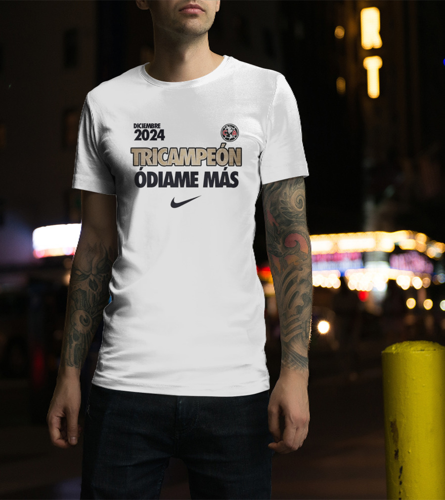 EL Club America Es Tricampeon Del Fubol Mexicano 2024 T-Shirt