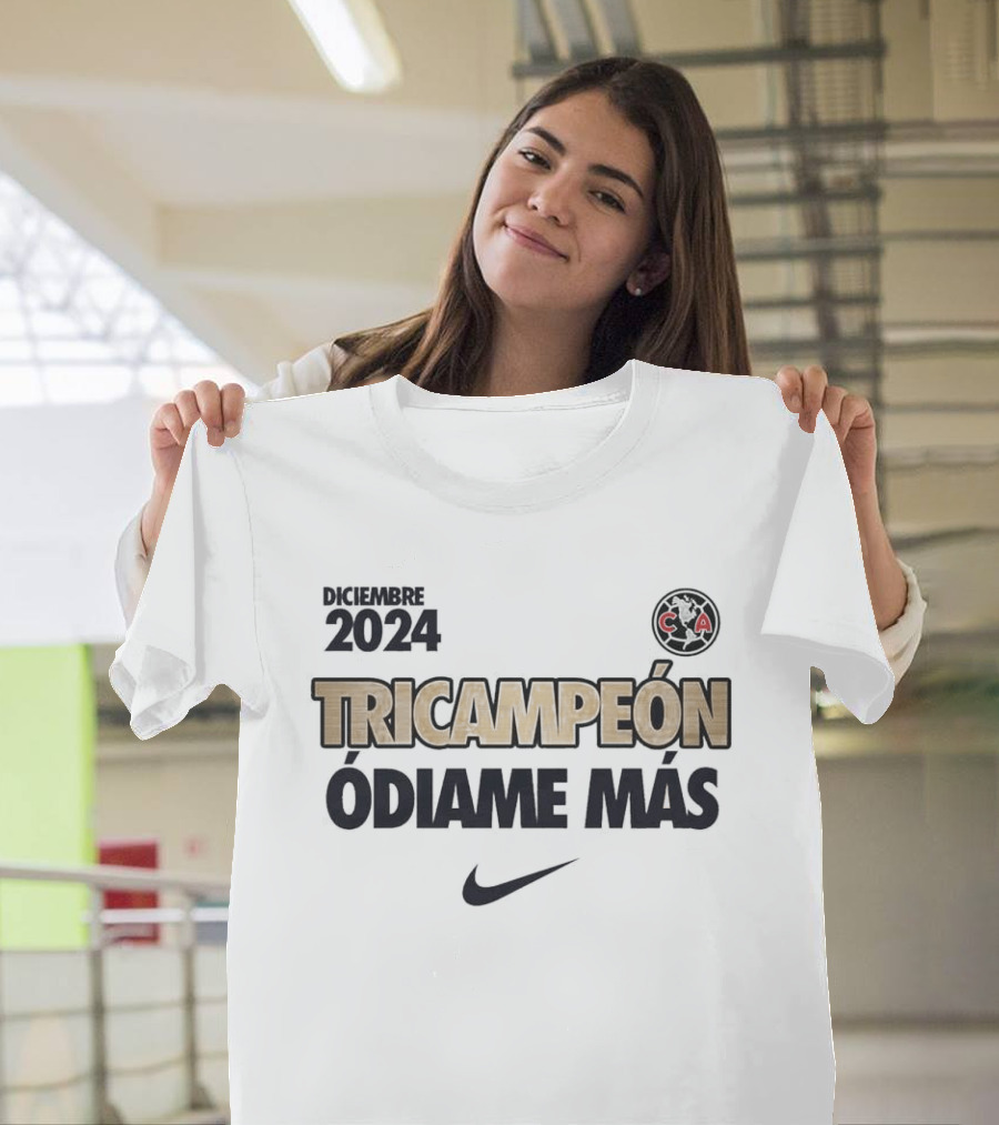 EL Club America Es Tricampeon Del Fubol Mexicano 2024 T-Shirt