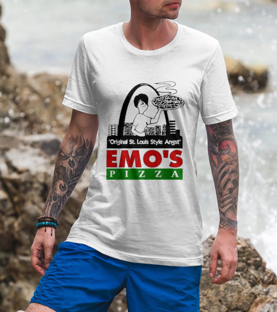 Original St. Louis Style Angst Emo's Pizza T-Shirt
