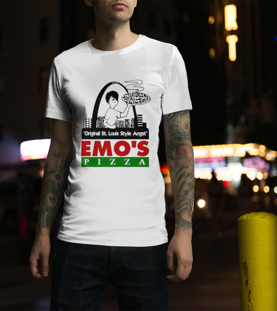 Original St. Louis Style Angst Emo's Pizza T-Shirt
