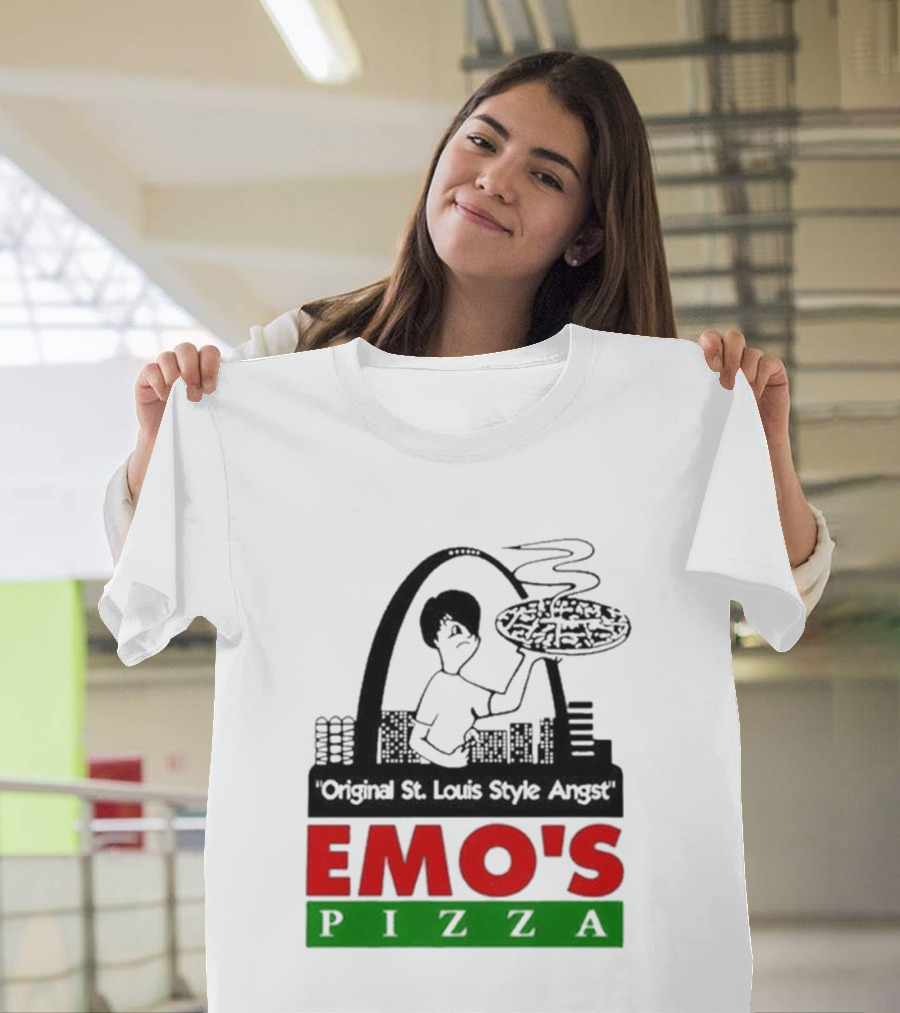 Original St. Louis Style Angst Emo's Pizza T-Shirt