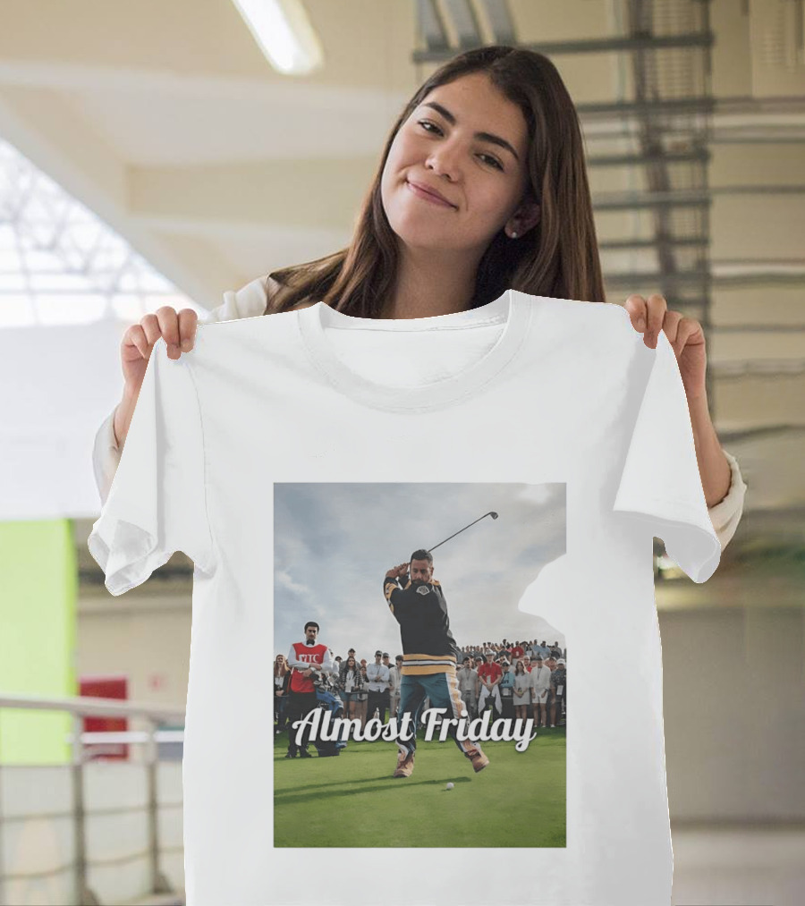 Happy Gilmore Almost Friday Hockey Golf Scene T-Shirt