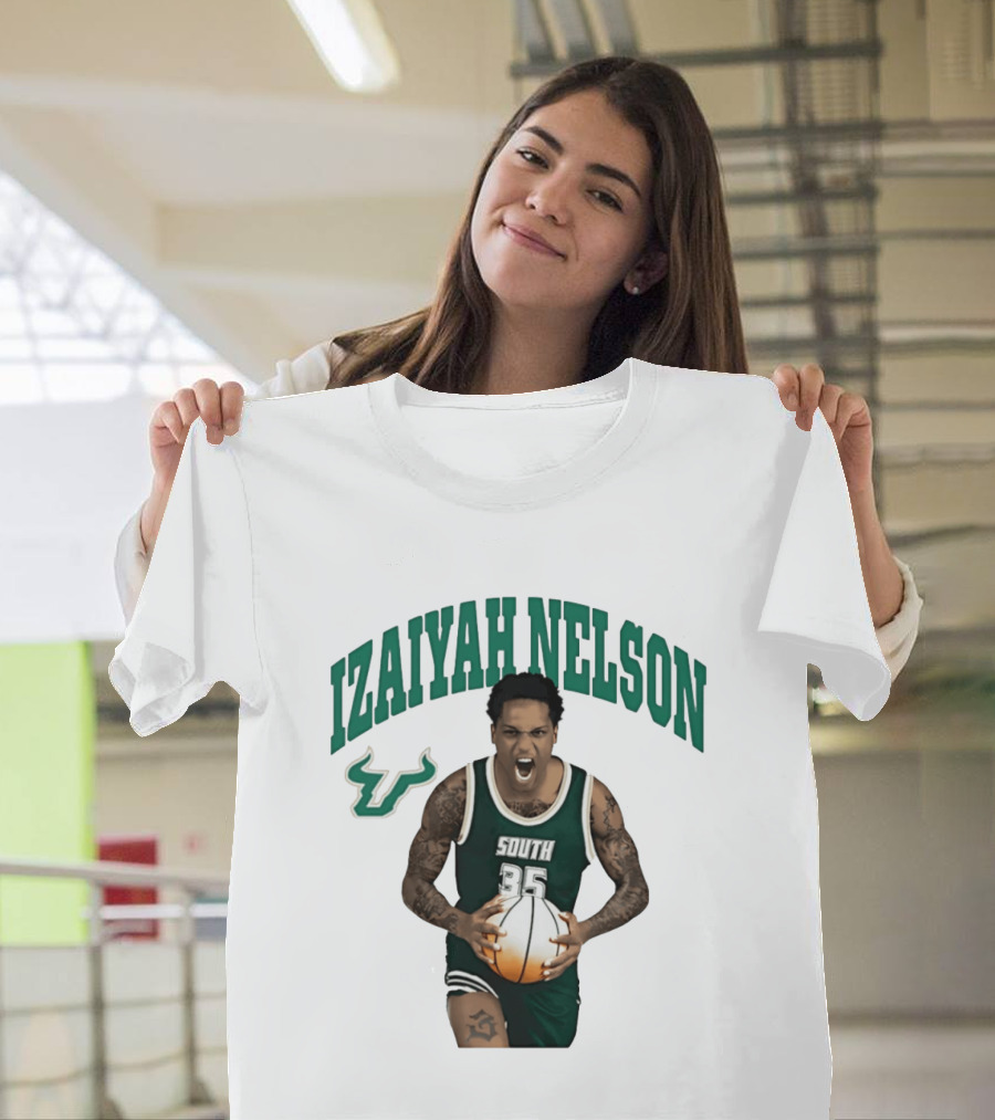 Izaiyah Nelson South Florida Bulls Basketball 35 T-Shirt