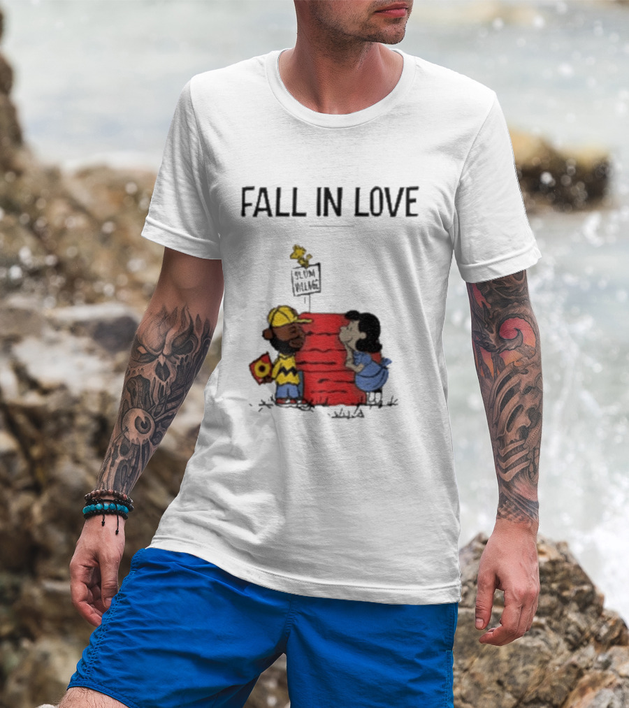 Fall In Love J Dilla Slum Village Lucy Peanuts T-Shirt