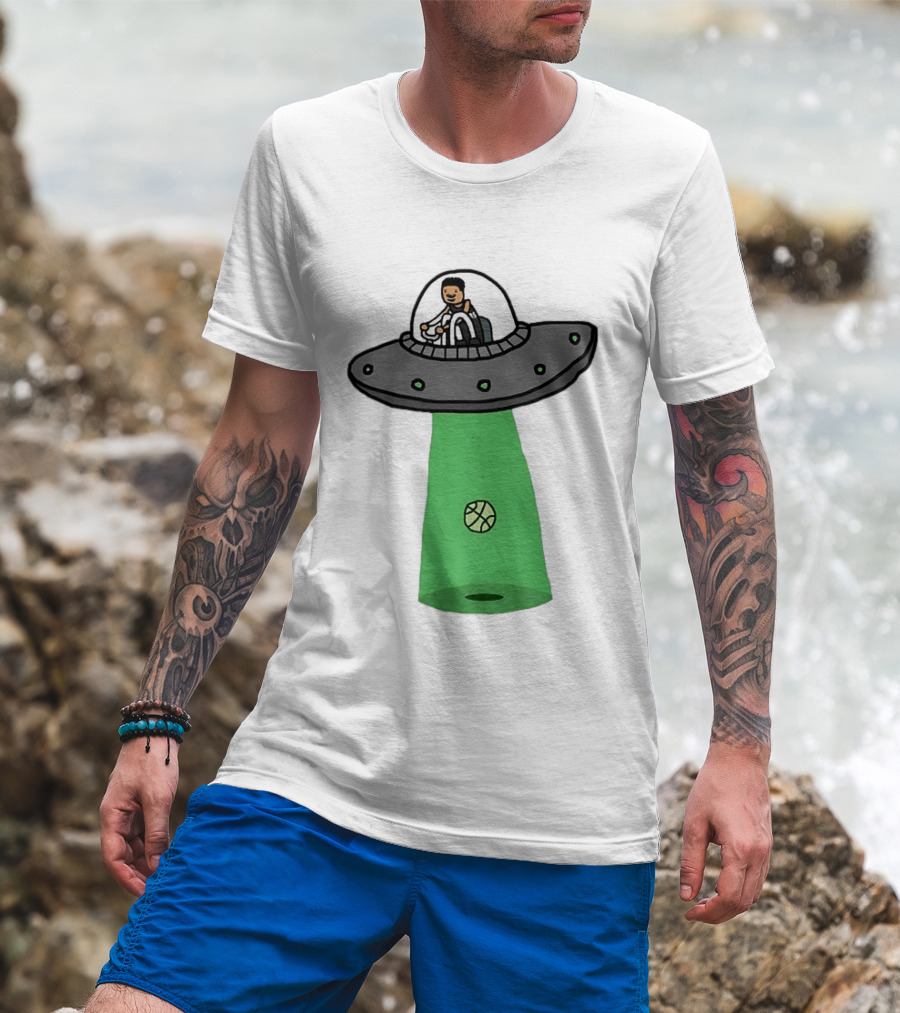 San Antonio Spurs Victor Wembanyama Wemby Extraterrestrial UFO Basketball T-Shirt