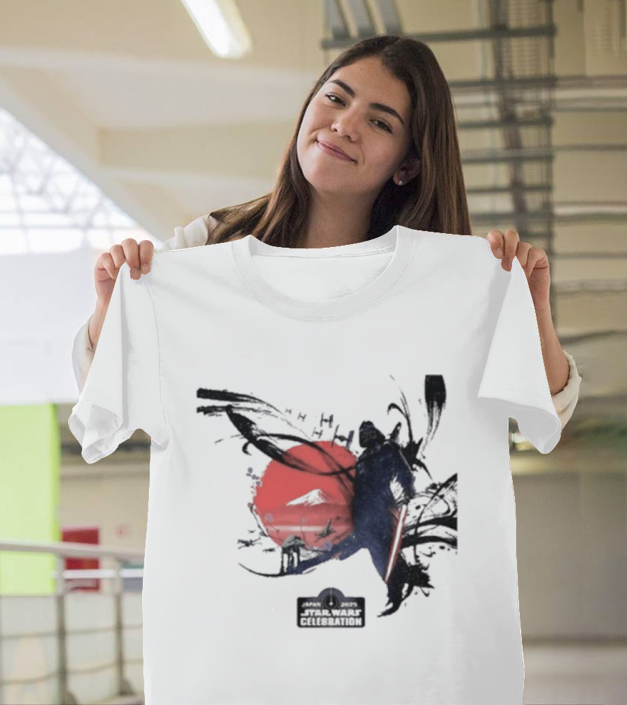 Star Wars Celebration Japan 2025 April 18 20 Darth Vader Samurai Sunburst T-Shirt