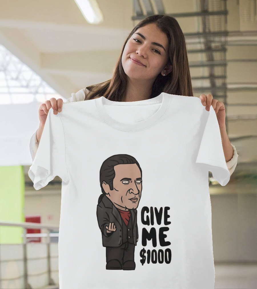 The Sopranos Furio Giunta Cartoon Give Me $1000 T-Shirt