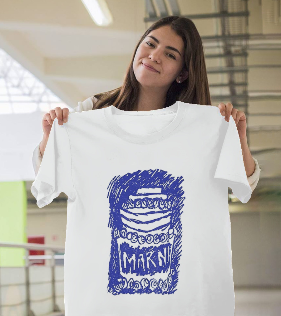 Travis Kelce 30th Anniversary Marni Runway Cool Collaboration T-Shirt