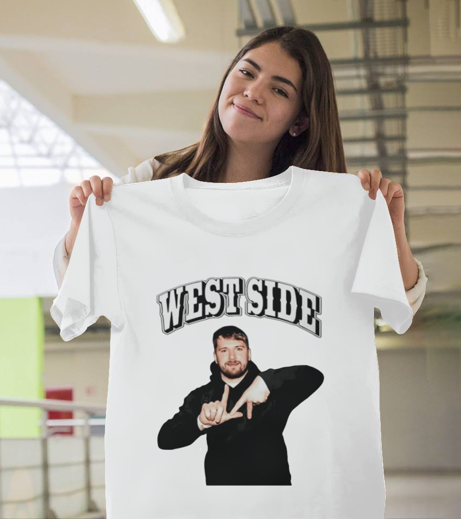 Luka Doncic Westside LA Hand Lakers T-Shirt