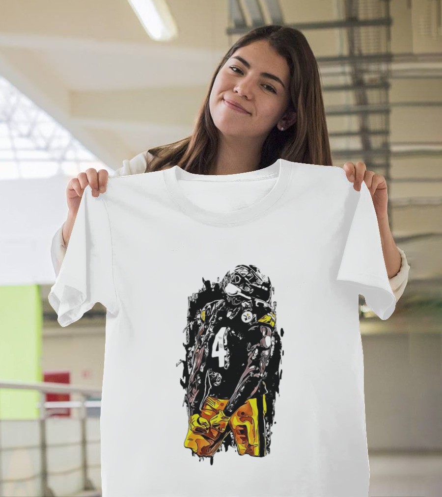 Zecharius Metcalf Metcalf Pittsburgh Steelers Black And Gold 4 DK T-Shirt