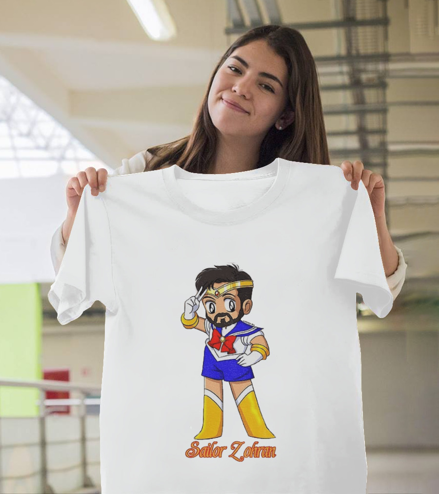 Zohran Mamdani Sailor Moon Sailor Zohran Anime Crossover Meme T-Shirt