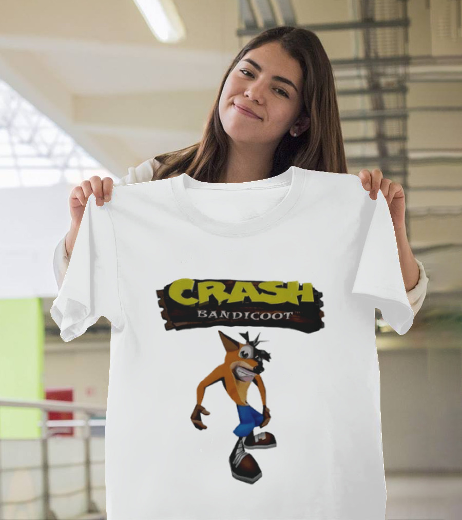 Crash Bandicoot Video Game Classic Gaming T-Shirt