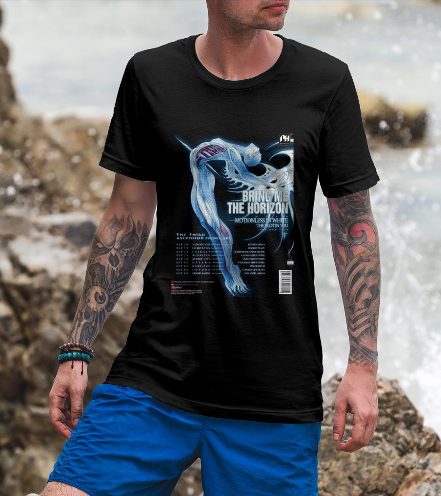 Bring Me The Horizon Motionless In White The Plot In You 2026 North America Tour T-Shirt