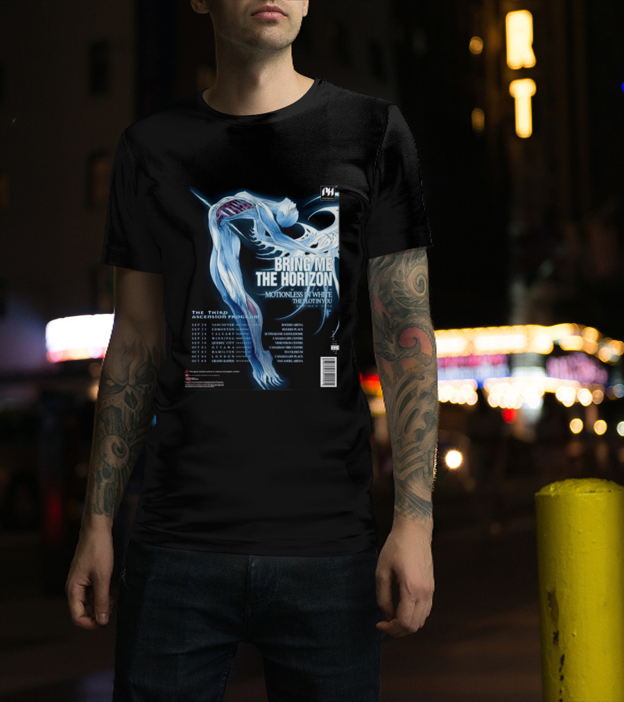 Bring Me The Horizon Motionless In White The Plot In You 2026 North America Tour T-Shirt