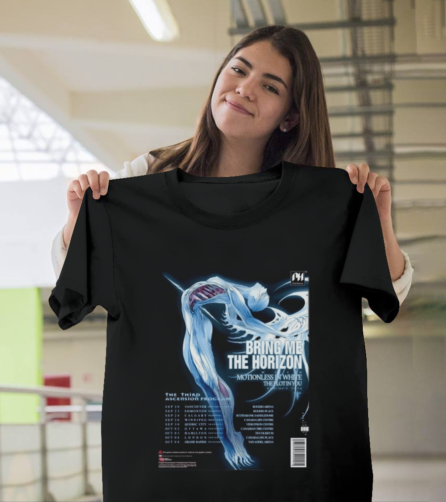 Bring Me The Horizon Motionless In White The Plot In You 2026 North America Tour T-Shirt
