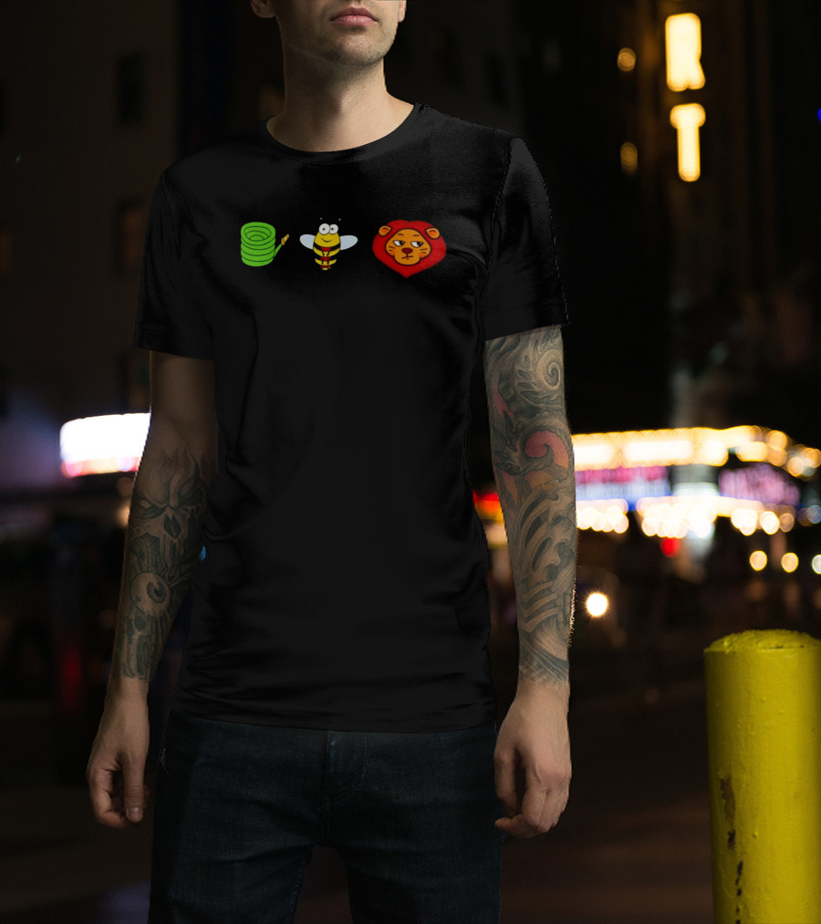Hose Bee Lion Meme Visual Wordplay Fun T-Shirt