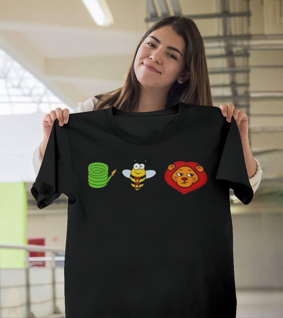 Hose Bee Lion Meme Visual Wordplay Fun T-Shirt