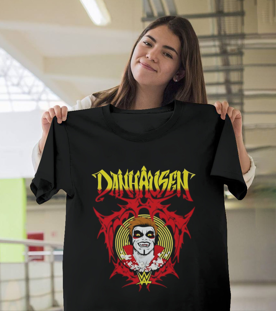 Danhausen WWE Vector Face Paint And Red T-Shirt