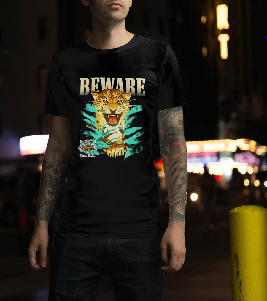 Jacksonville Jaguars Beware Logo Puma Blanca T-Shirt