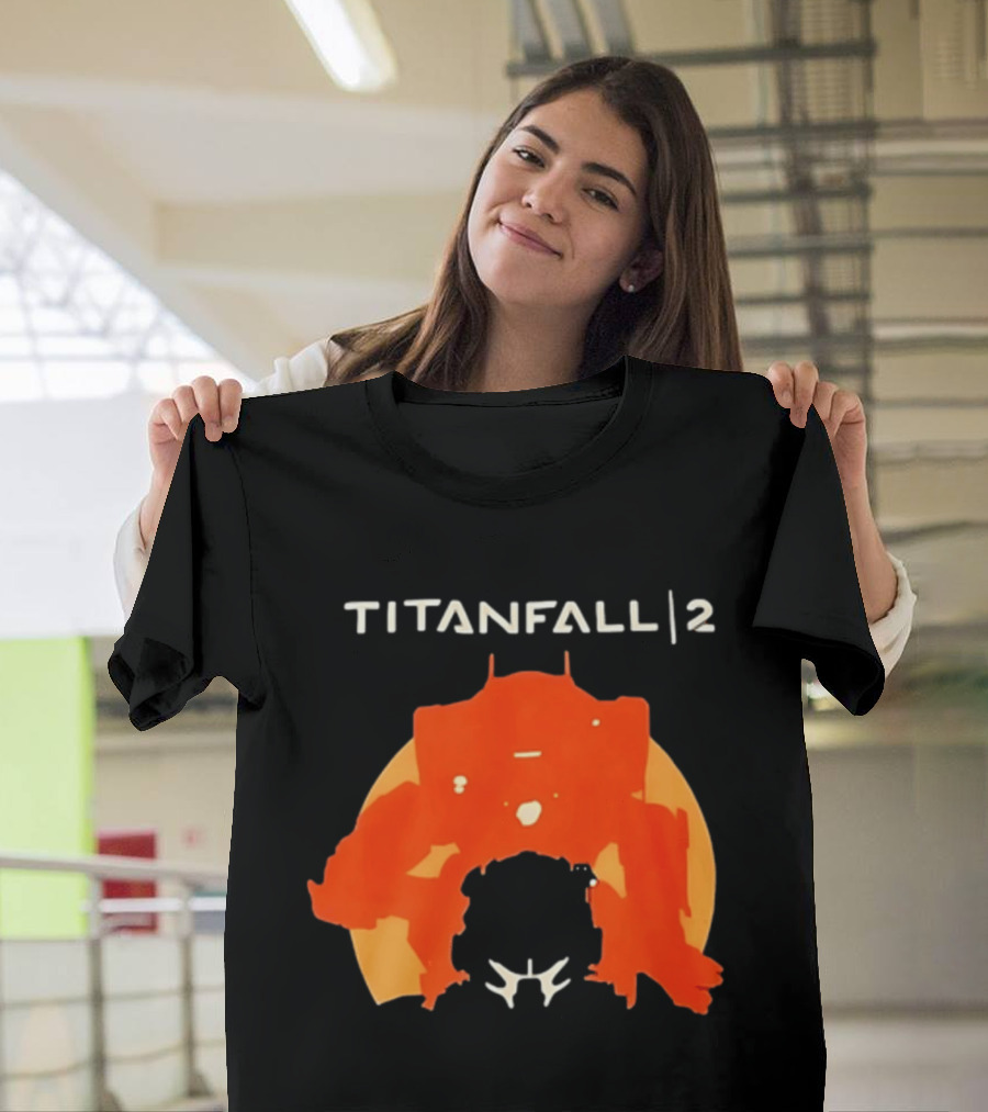 Rip Vince Zampella Titanfall 2 Orange Mech T-Shirt