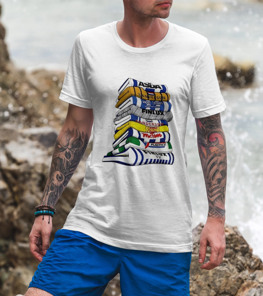 ASDA Sanderson Host Stay Finlux TV Chupa Chups Mr Tom Plastics T-Shirt